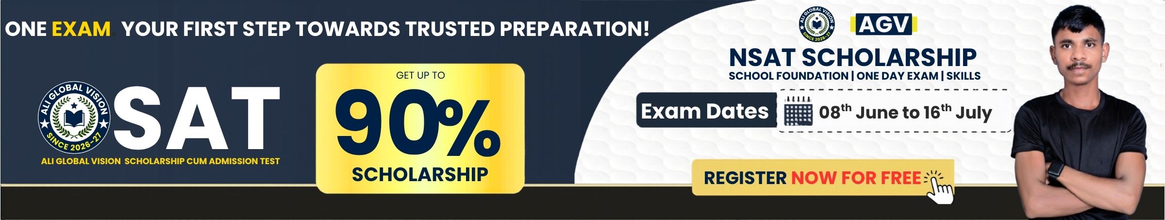 Ali global vision scholarship cum admission test