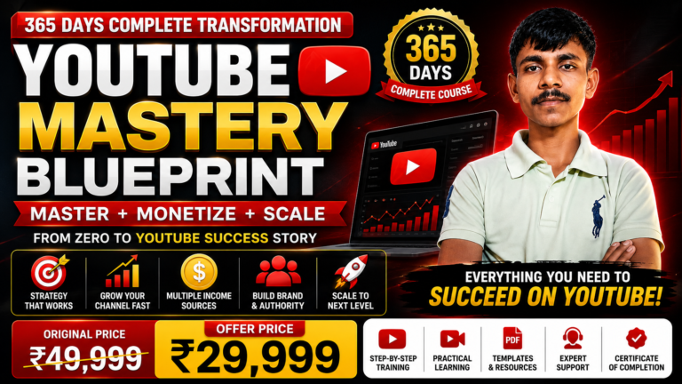 365-Day Complete YouTube Creator & Business Program